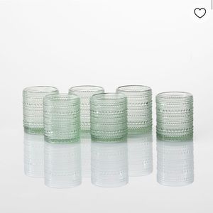 Fortessa Jupiter Glasses, Sage, Set of 6